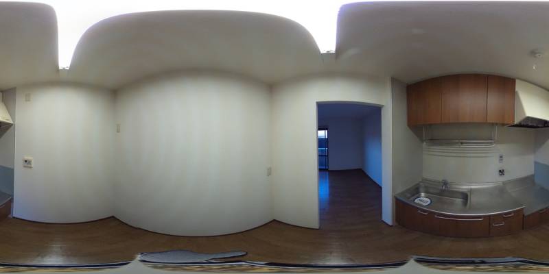 パノラマ画像キッチン