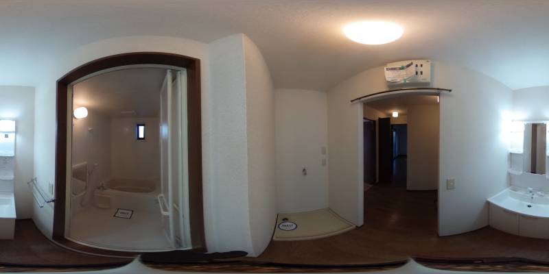 パノラマ画像バスルーム