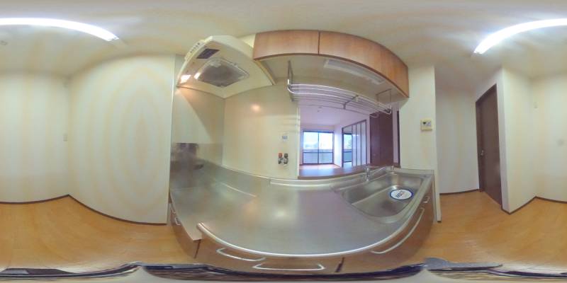 パノラマ画像キッチン