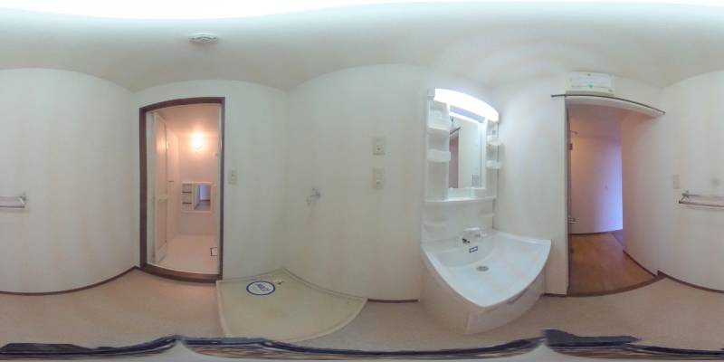 パノラマ画像洗面所