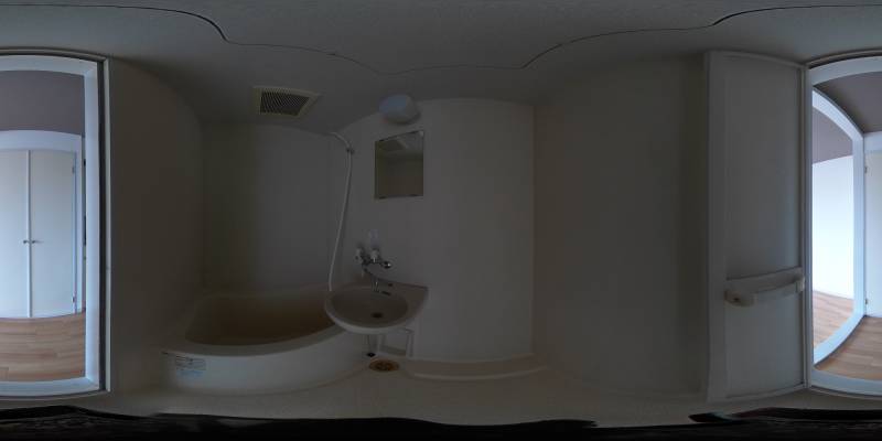 パノラマ画像バスルーム