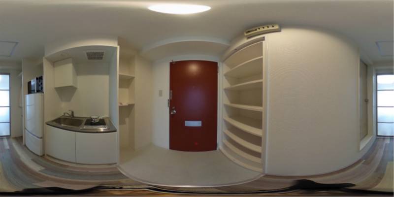 パノラマ画像玄関