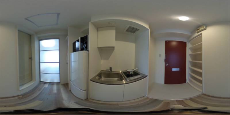 パノラマ画像キッチン