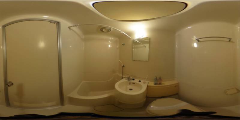 パノラマ画像バスルーム