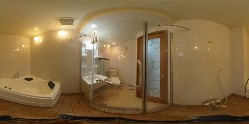 パノラマ画像バスルーム