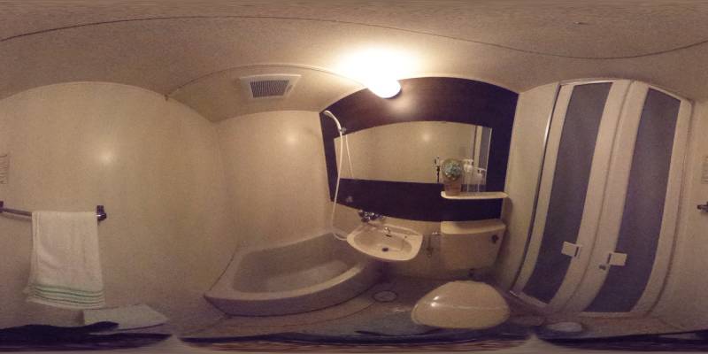 パノラマ画像バスルーム