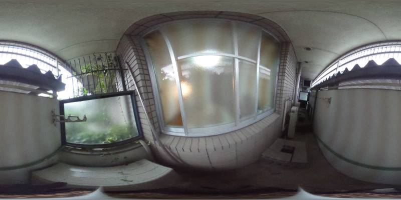 パノラマ画像バルコニー