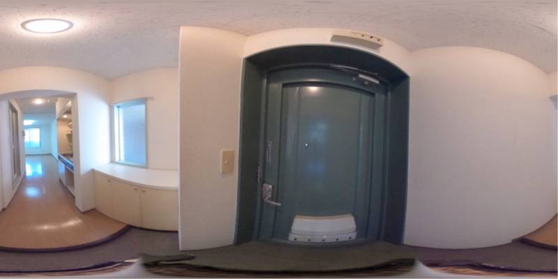 パノラマ画像玄関