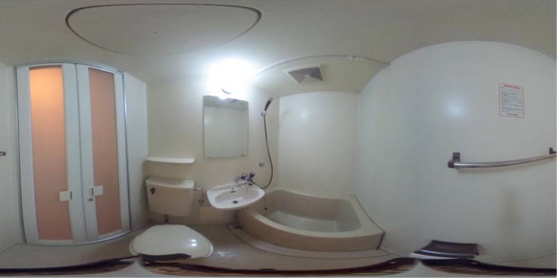 パノラマ画像バスルーム