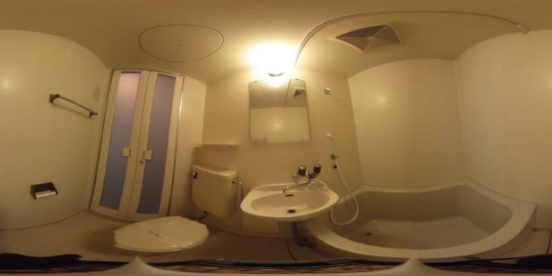 パノラマ画像バスルーム