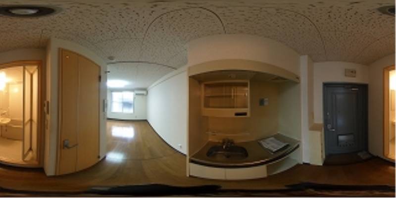 パノラマ画像キッチン