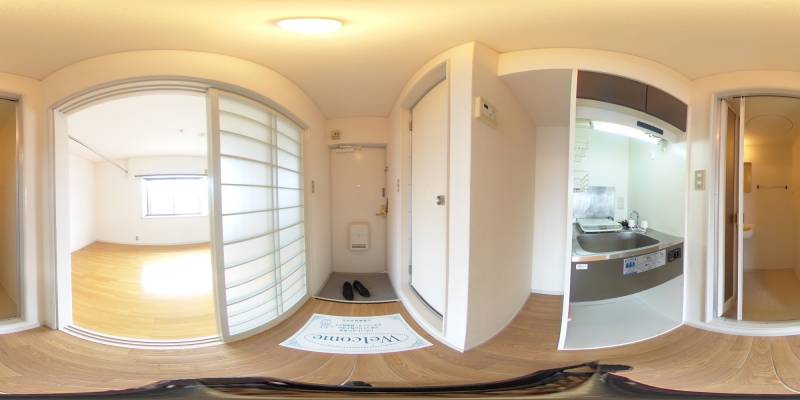 パノラマ画像キッチン