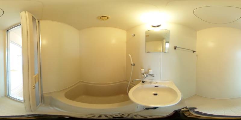 パノラマ画像バスルーム