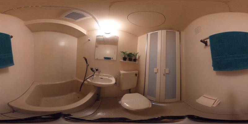 パノラマ画像バスルーム