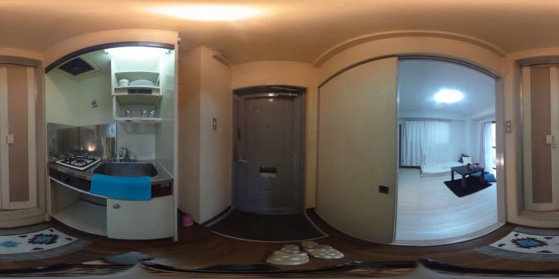 パノラマ画像玄関