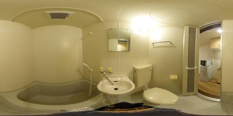 パノラマ画像バスルーム