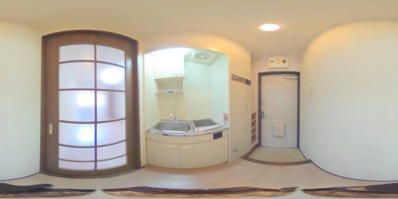 パノラマ画像キッチン