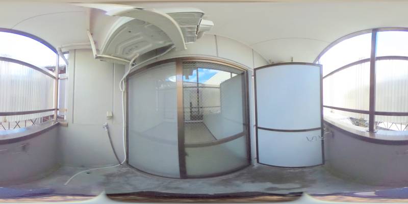 パノラマ画像バルコニー