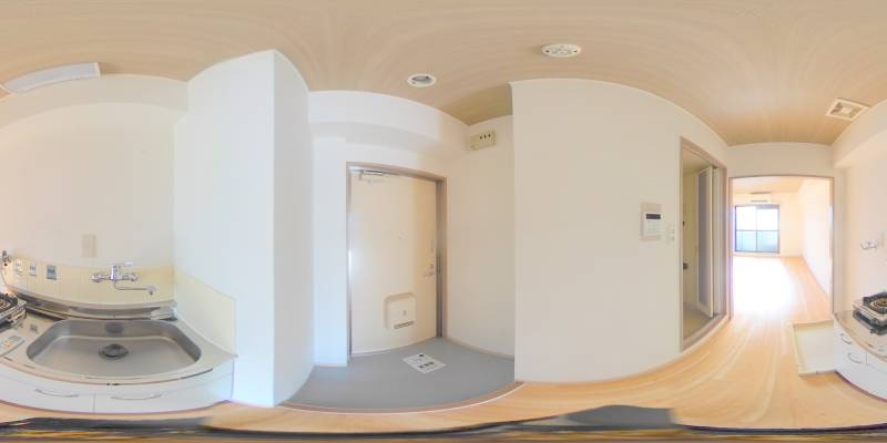 パノラマ画像キッチン