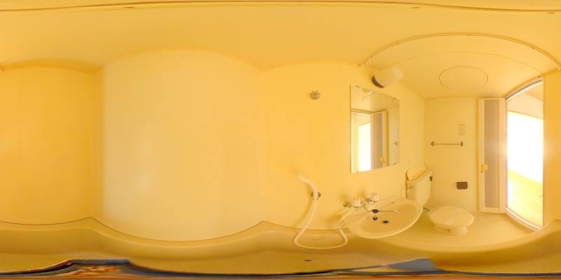 パノラマ画像バスルーム