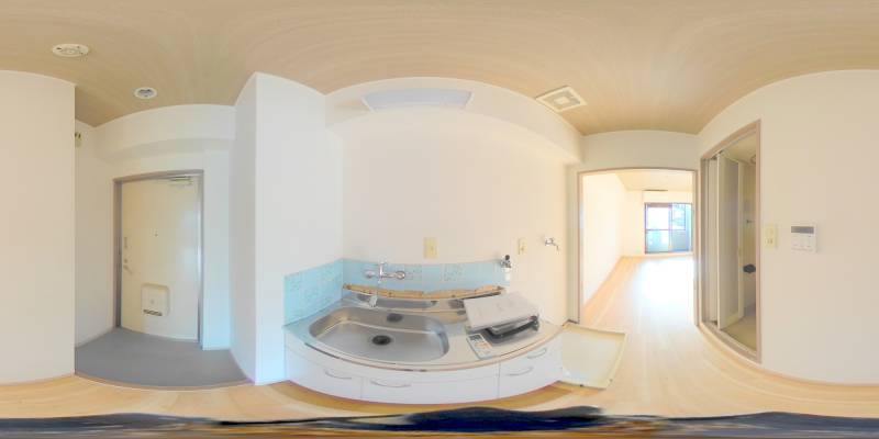 パノラマ画像キッチン