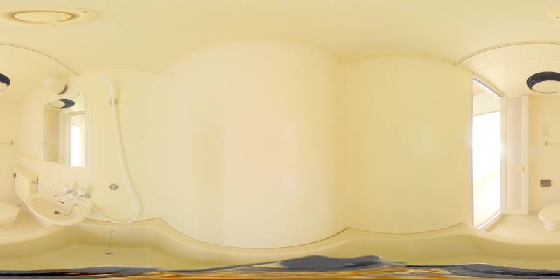 パノラマ画像バスルーム