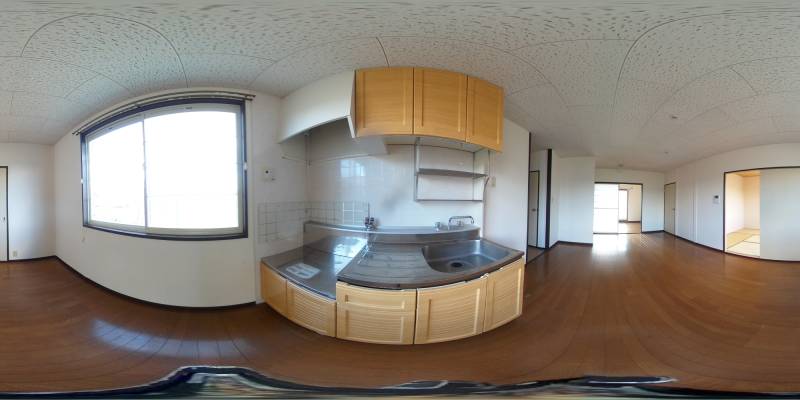 パノラマ画像キッチン