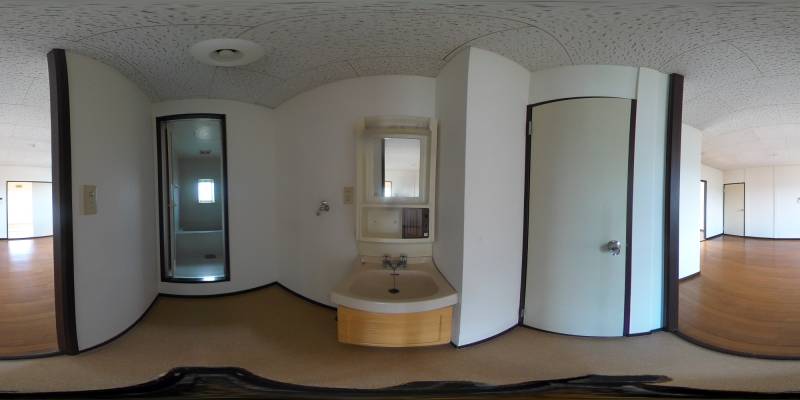 パノラマ画像洗面所