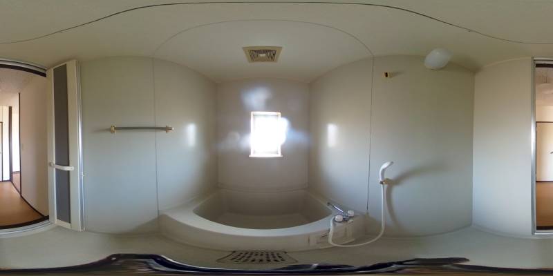 パノラマ画像バスルーム