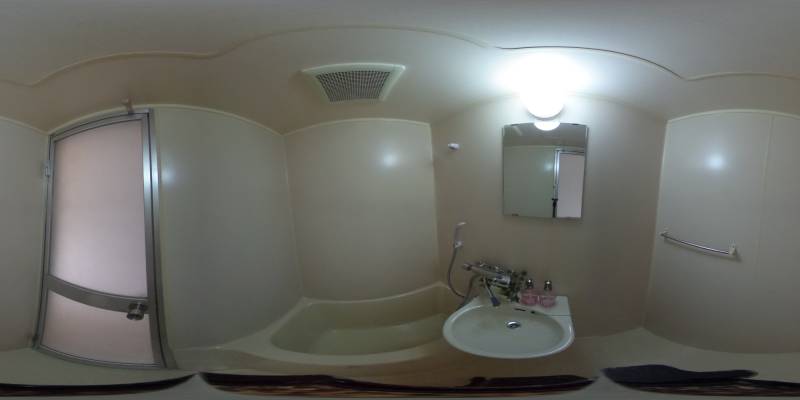 パノラマ画像バスルーム