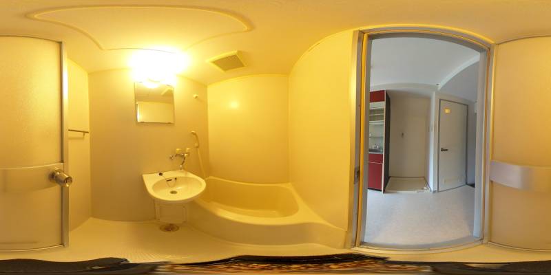 パノラマ画像バスルーム