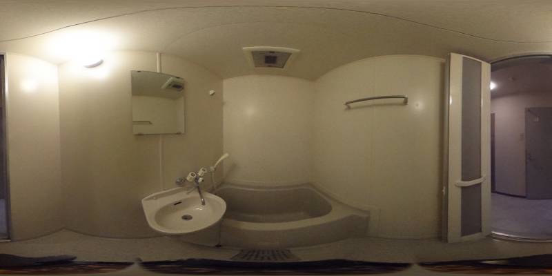 パノラマ画像バスルーム