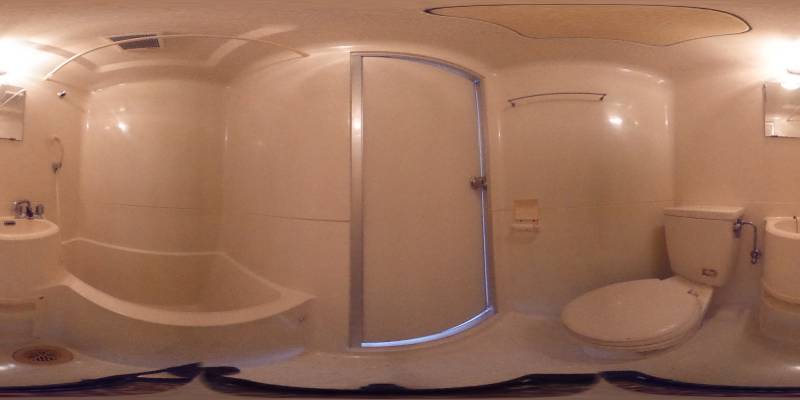 パノラマ画像バスルーム