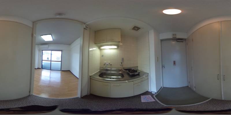 パノラマ画像キッチン