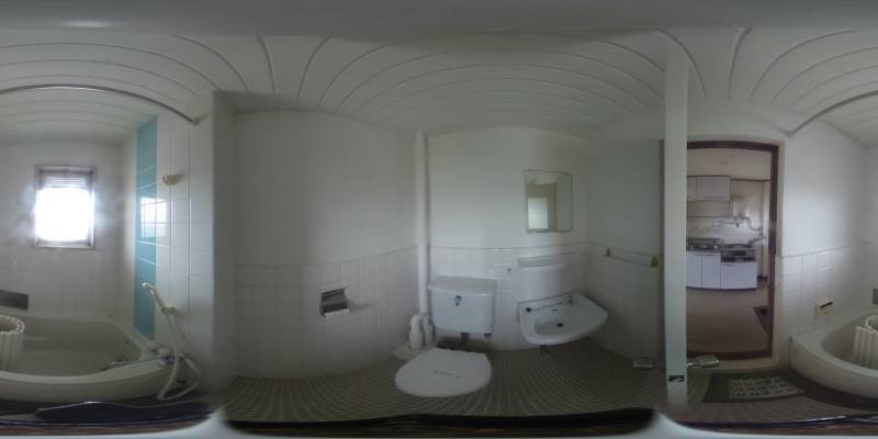 パノラマ画像バスルーム