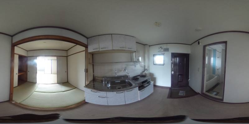 パノラマ画像キッチン