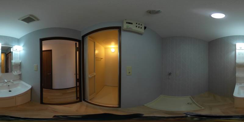 パノラマ画像洗面所