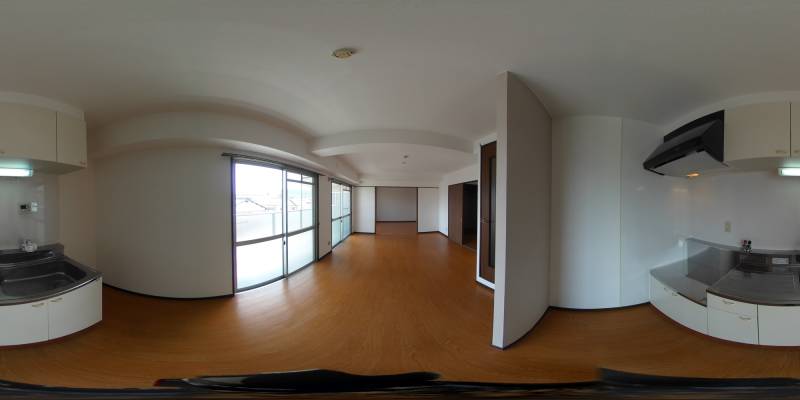 パノラマ画像キッチン