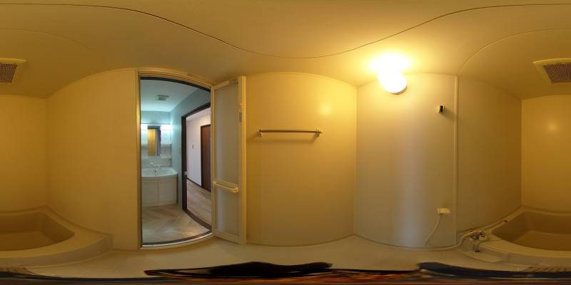 パノラマ画像バスルーム