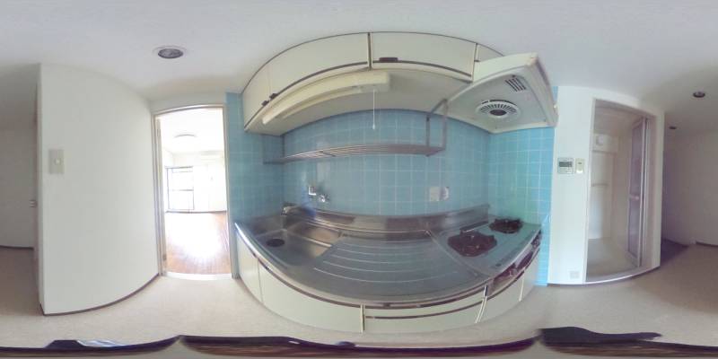 パノラマ画像キッチン