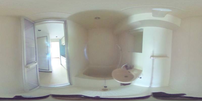パノラマ画像バスルーム