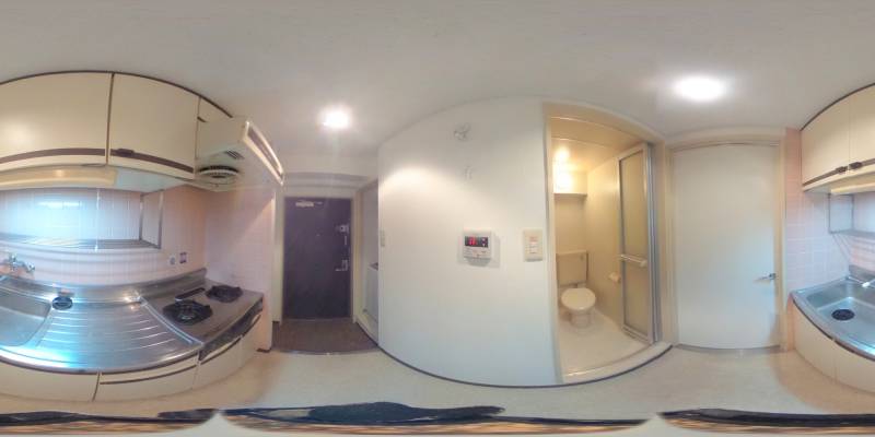 パノラマ画像キッチン