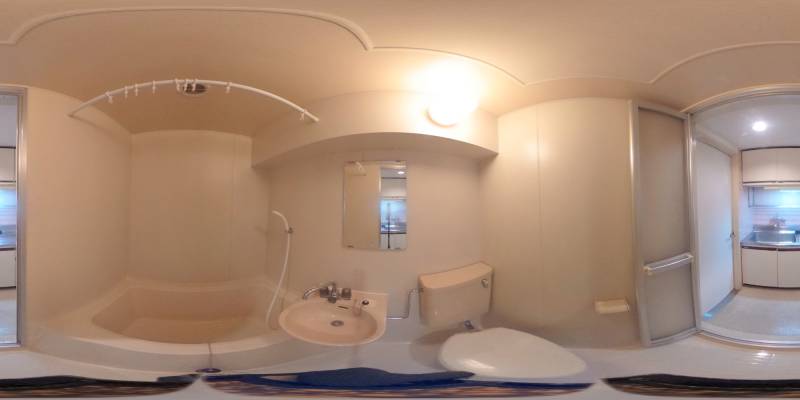 パノラマ画像バスルーム