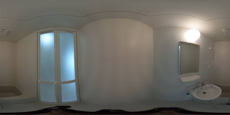 パノラマ画像バスルーム