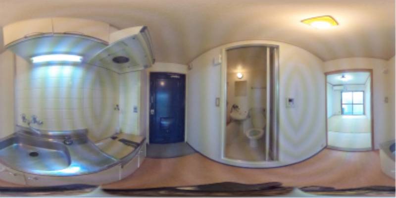 パノラマ画像キッチン