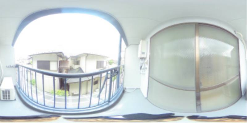 パノラマ画像バルコニー