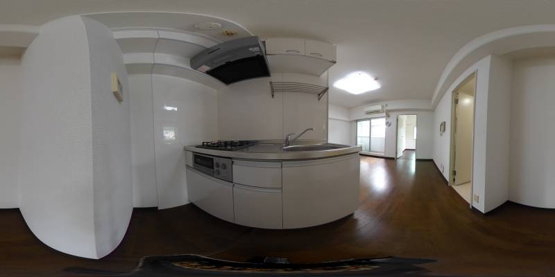 パノラマ画像キッチン