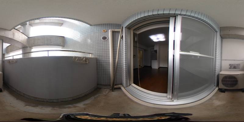 パノラマ画像バルコニー