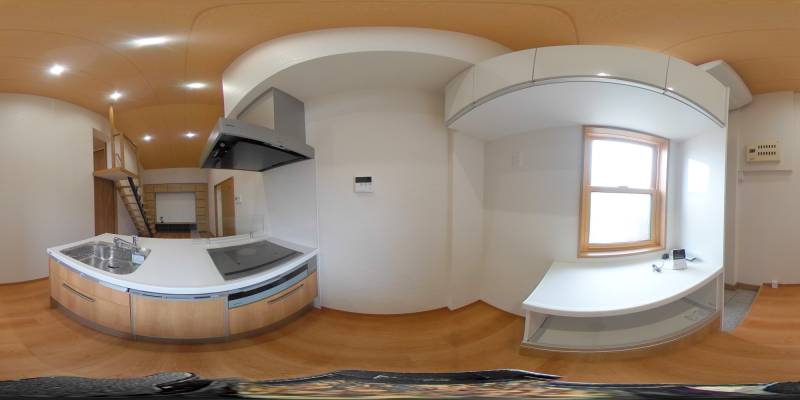 パノラマ画像キッチン