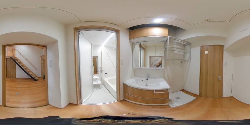 パノラマ画像洗面所